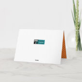 Gelukkige Verpleegkundigen Dag. Kleurrijke madelie Bedankkaart (Achterkant)