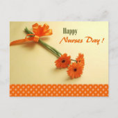 Gelukkige Verpleegkundigen Dag. Kleurrijke madelie Briefkaart (Voorkant)