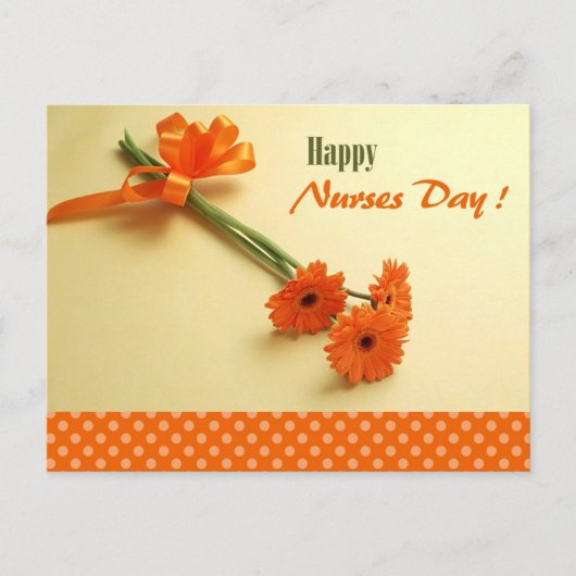 Gelukkige Verpleegkundigen Dag. Kleurrijke madelie Briefkaart (Voorkant)