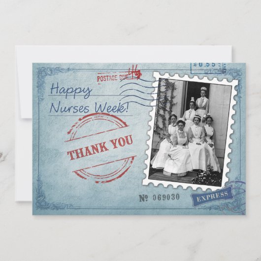 Gelukkige verpleegkundigen week.  ontwerp Aangepas Kaart (Voorkant)