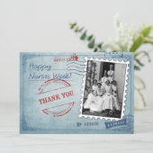Gelukkige verpleegkundigen week. ontwerp Aangepas Kaart (Staand voorkant)