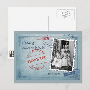 Gelukkige verpleegkundigen week.  verpleegkundigen briefkaart