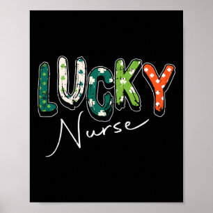 Gelukkige Verpleegster St. Patrick's Dag Cool Sham Poster
