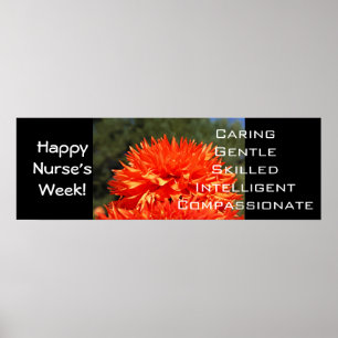 Gelukkige Verpleegsters Week posters Zorgzaam Mede