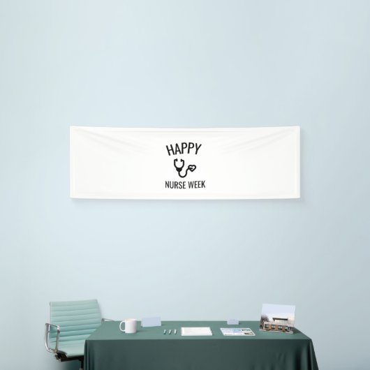 gelukkige verpleegweek spandoek (Beurs)