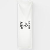 gelukkige verpleegweek spandoek (Verticaal)
