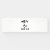 gelukkige verpleegweek spandoek (Horizontaal)