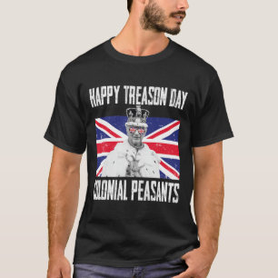 Gelukkige Verraad Dag Koning Charles III Britse Fu T-shirt