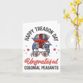 Gelukkige Verraad Dag ondankbare Koloniale Boeren  Kaart (Gele Bloem)