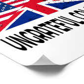 Gelukkige Verraad Dag ondankbare kolonialen Grappi Poster (Hoek)