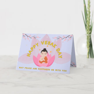 Gelukkige Vesak-dag Kaart