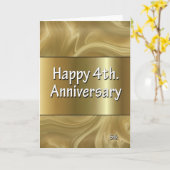 Gelukkige vierde. De Zijde van het Jubileum van Kaart (Gele Bloem)