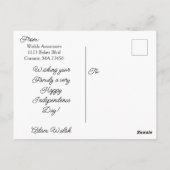 Gelukkige vierde juli | Onafhankelijkheidsdag Briefkaart (Achterkant)