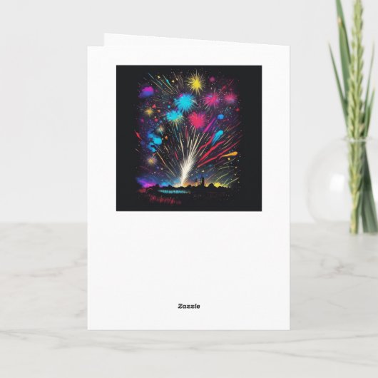 Gelukkige vierde juli | Onafhankelijkheidsdag Kaart (Achterkant)