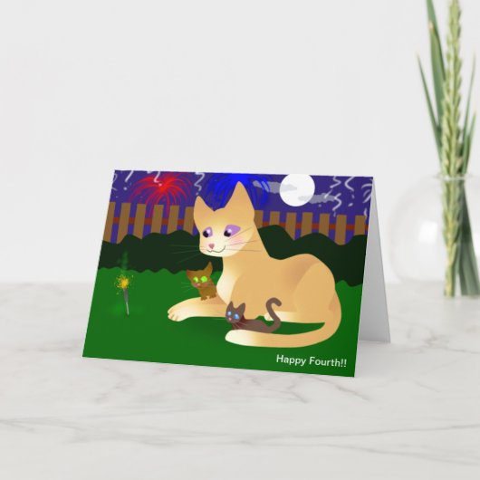 GELUKKIGE VIERDE KAART (Voorkant)