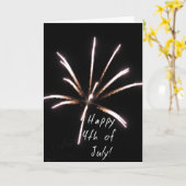 Gelukkige vierde van de Kaart van Juli (Gele Bloem)