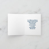 Gelukkige Vierde Verjaardag Haaien Met Taart Kaart (Binnen)