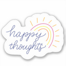 Gelukkige vinyl sticker