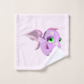 Gelukkige vis grappige badhanddoek set bad handdoek (Wasdoekje)