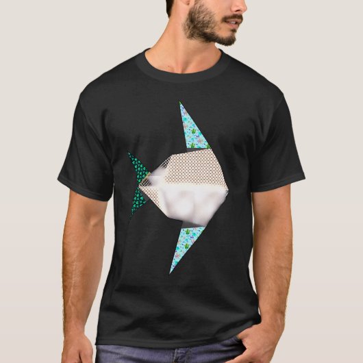 gelukkige vis t-shirt (Voorkant)