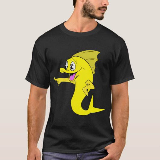 Gelukkige Vis T-shirt (Voorkant)