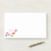 Gelukkige vliegende vogels Post-it-notities - Aang Post-it® Notes (Op bureau)