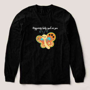 Gelukkige vlinder Tri-Blend shirt