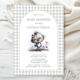 Gelukkige Vogel Baby Shower Kaart