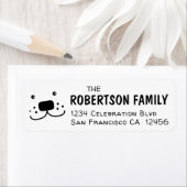 Gelukkige Vriendelijke Puppy Hond - Grappige Huisd Etiket (Insitu)