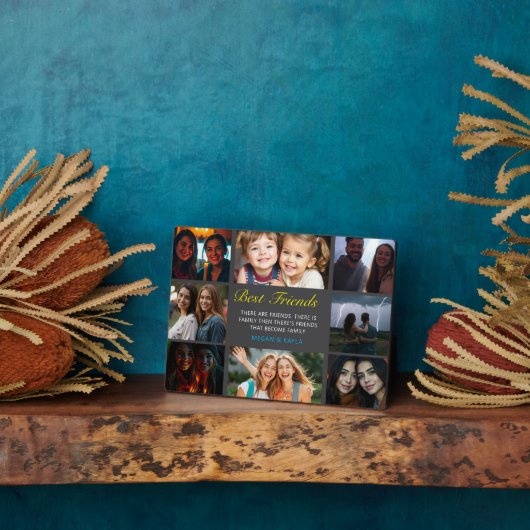 Gelukkige Vriendschapsdag 8 Foto Fotoplaat (Zijkant)