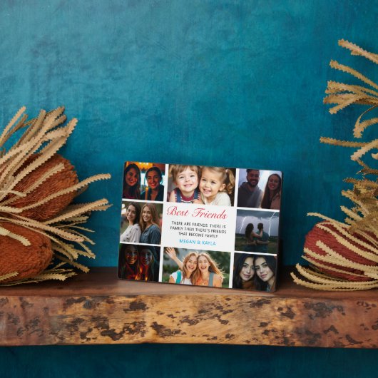 Gelukkige Vriendschapsdag 8 Foto Fotoplaat (Zijkant)