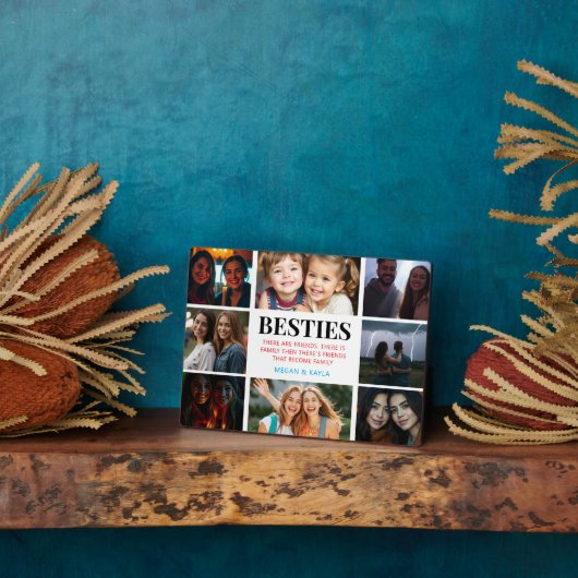 Gelukkige Vriendschapsdag 8 Foto Fotoplaat (Zijkant)