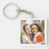 Gelukkige Vriendschapsdag BESTE VRIEND FOTO Sleutelhanger (voorkant)