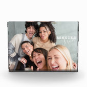 Gelukkige Vriendschapsdag BESTIES FOREVER Fotoblokken (Voorkant)