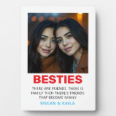 Gelukkige Vriendschapsdag Foto Fotoplaat (voorkant)