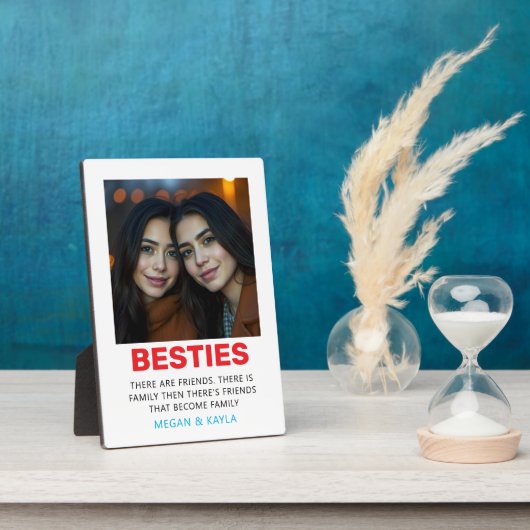 Gelukkige Vriendschapsdag Foto Fotoplaat (Zijkant)