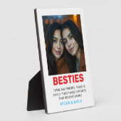 Gelukkige Vriendschapsdag Foto Fotoplaat (Zijkant)