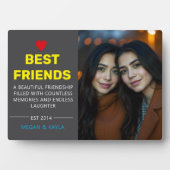 Gelukkige Vriendschapsdag Foto Fotoplaat (voorkant)