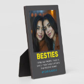 Gelukkige Vriendschapsdag Foto Fotoplaat (Zijkant)