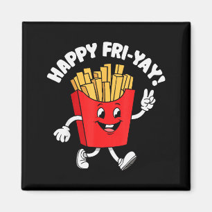 Gelukkige Vrij-yay Grappige Leraren Weekend Dag Va Magneet