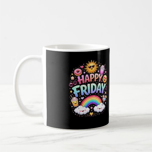 Gelukkige vrijdag koffiemok (Links)