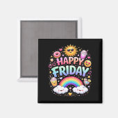 Gelukkige vrijdag magneet (Voorkant / Achterkant)