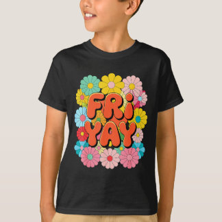 Gelukkige Vrijdag Vrijdag Gelukkige Vrij Yay Leraa T-shirt