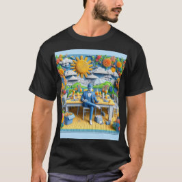 Gelukkige vrijgezellenfeest-momenten t-shirt