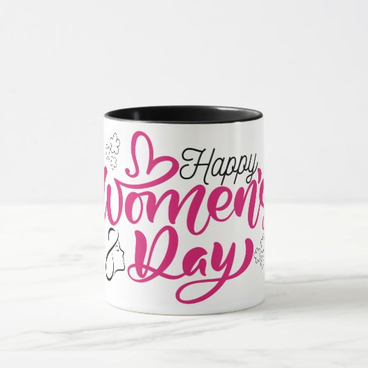 Gelukkige Vrouwendag 8 maart | Internationale vrou Mok (Midden)