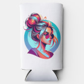 Gelukkige Vrouwendag | 8 maart Seltzer Blikjeskoeler (Voorkant)