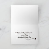 Gelukkige Vrouwendag Foto's Vakantiekaart Feestdagen Kaart (Binnen)