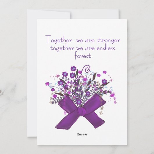 Gelukkige Vrouwendag hand getekend Illustratie Feestdagenkaart (Achterkant)