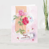 Gelukkige vrouwendag kaart (Voorkant)