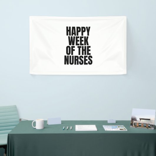 gelukkige week van de verpleegkundigen spandoek (Beurs)